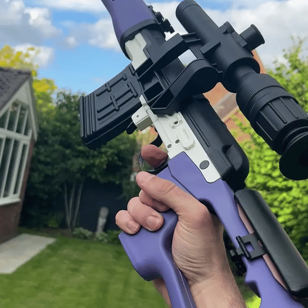 SVD Dragunov Sniper Rifle Shell Ejecting Dart Blaster & Cosplay Gun