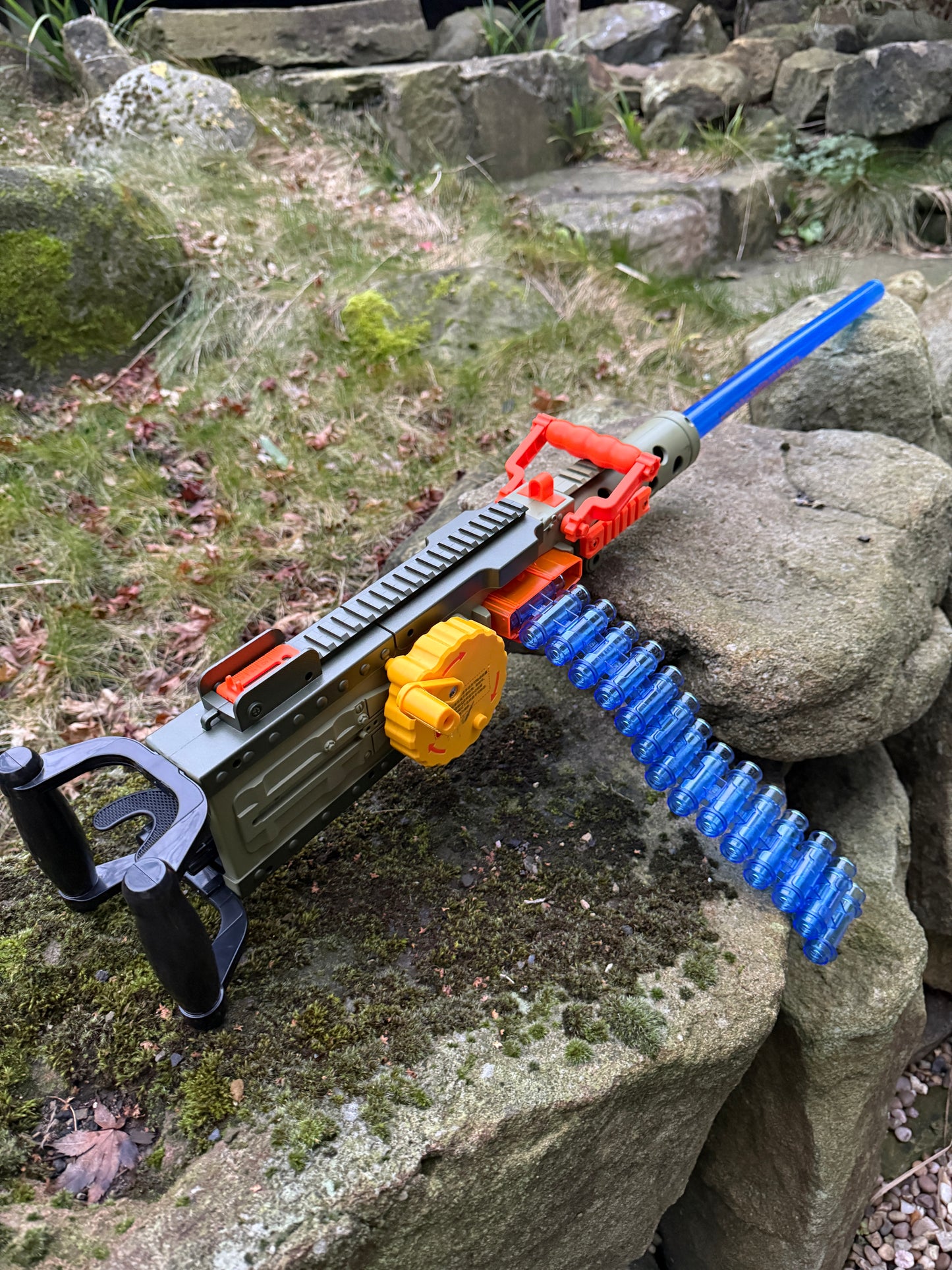 M2 Browning Belt Fed Machine Gun Dart Blaster