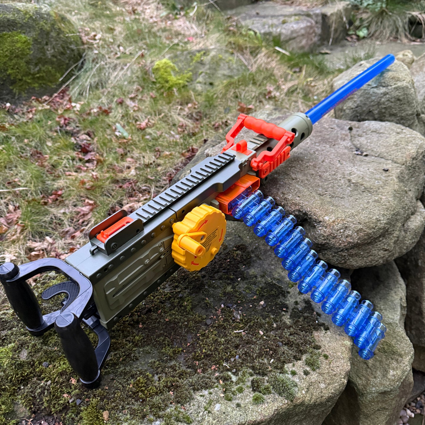 M2 Browning Belt Fed Machine Gun Dart Blaster