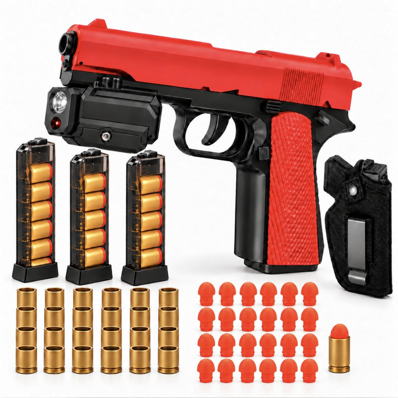 1911 Carry Kit bundle — 1911 pistol, 2 extra magazines, 24 shells + 200 darts, holster, tactical light & laser
