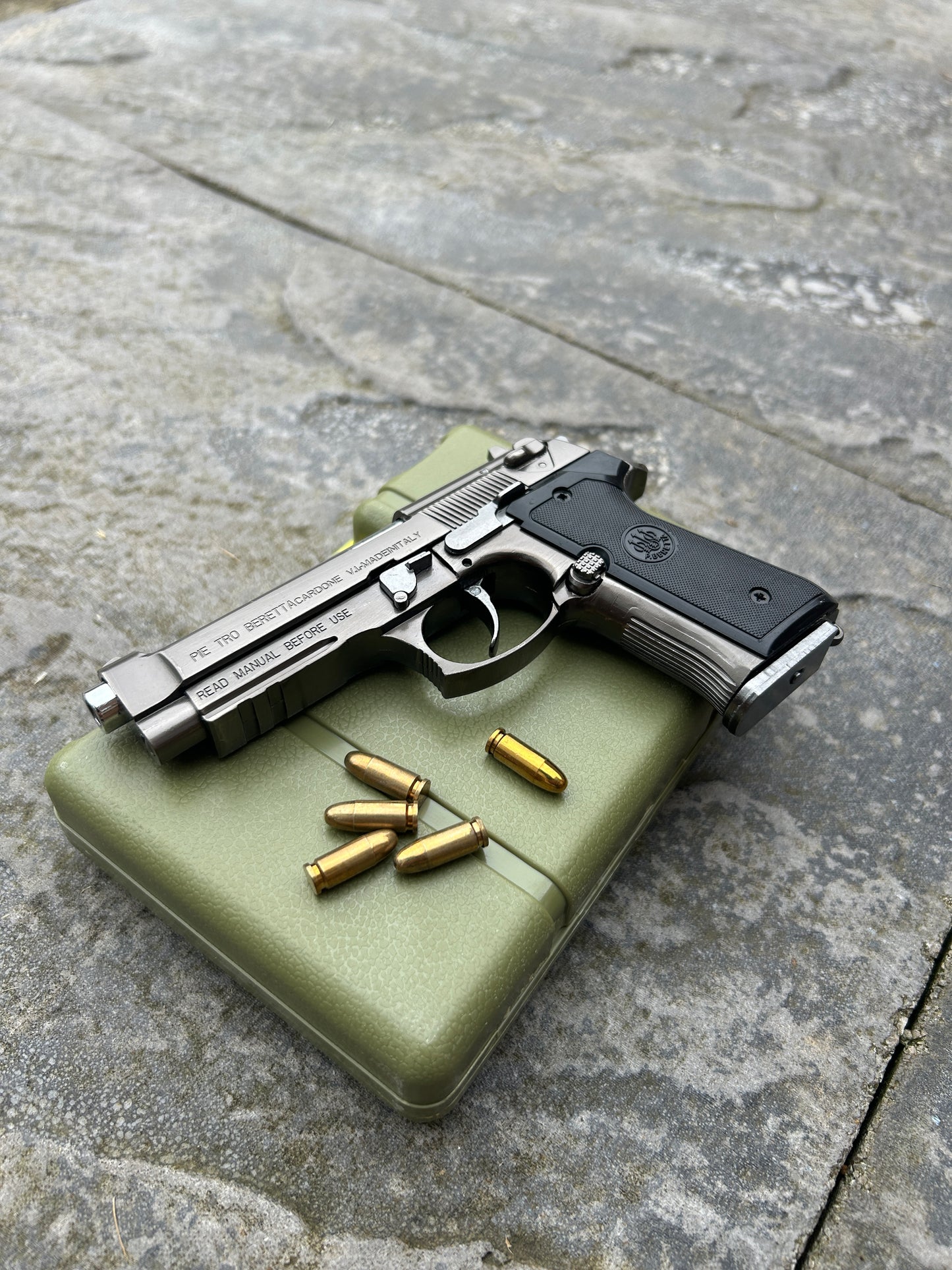 M9 Pistol Miniature Scale Model Pistol | 50% Size ALLOY ARMY