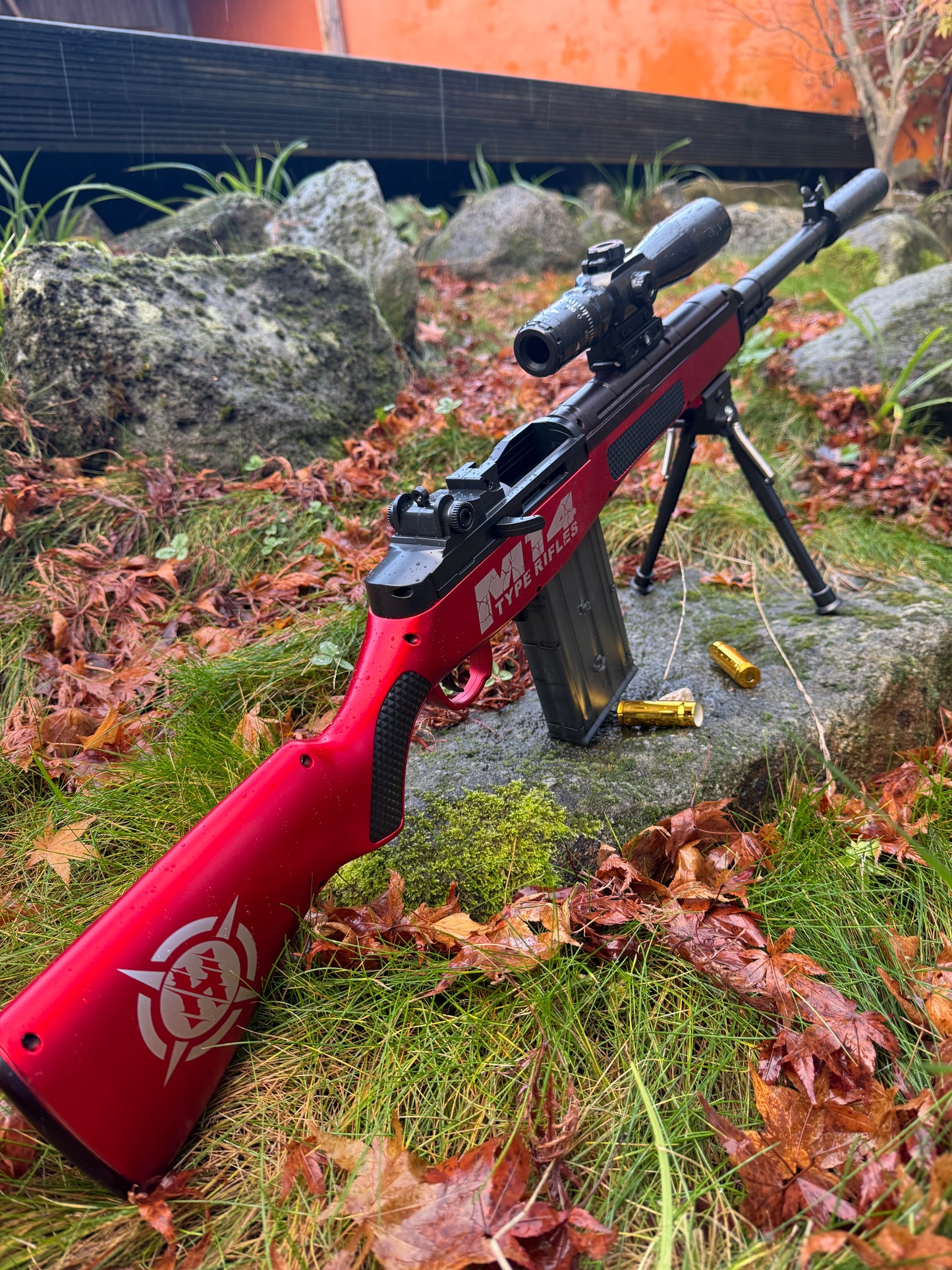 M14 Battle Rifle Shell Ejecting Toy Gun Foam Dart Blaster