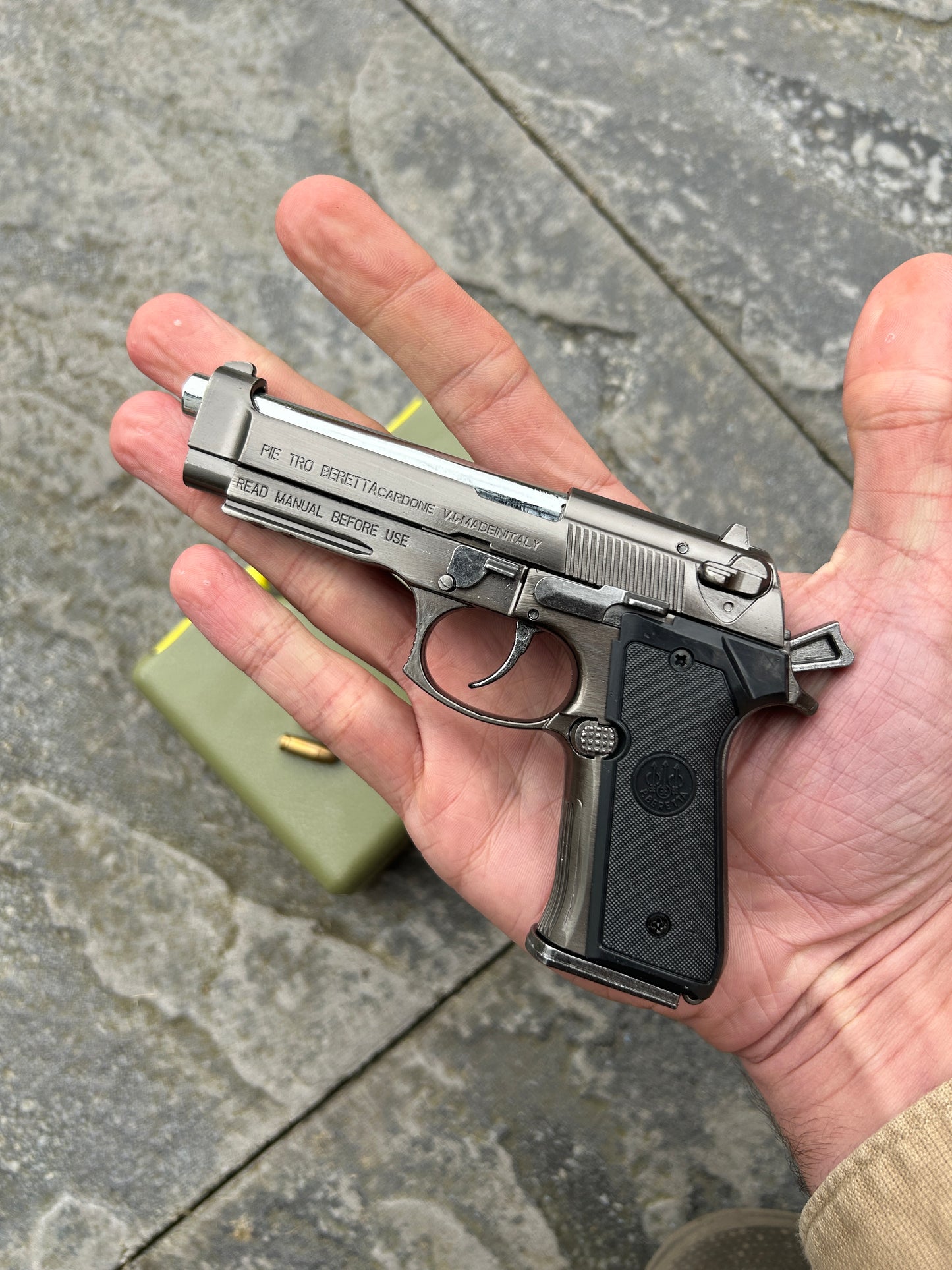 M9 Pistol Miniature Scale Model Pistol | 50% Size ALLOY ARMY