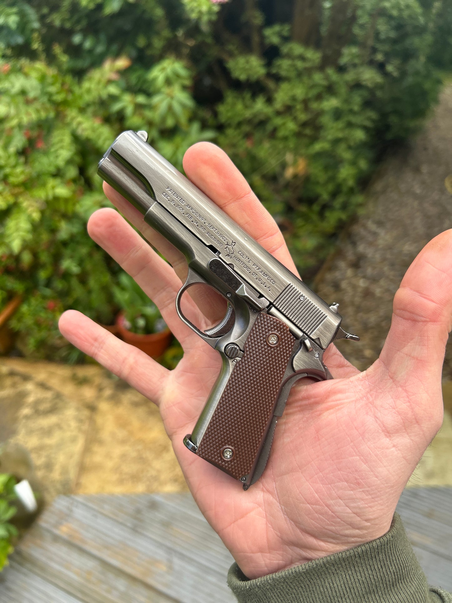 Miniature 1911 1:2:05 Model Full Metal Display Piece | ALLOY ARMY