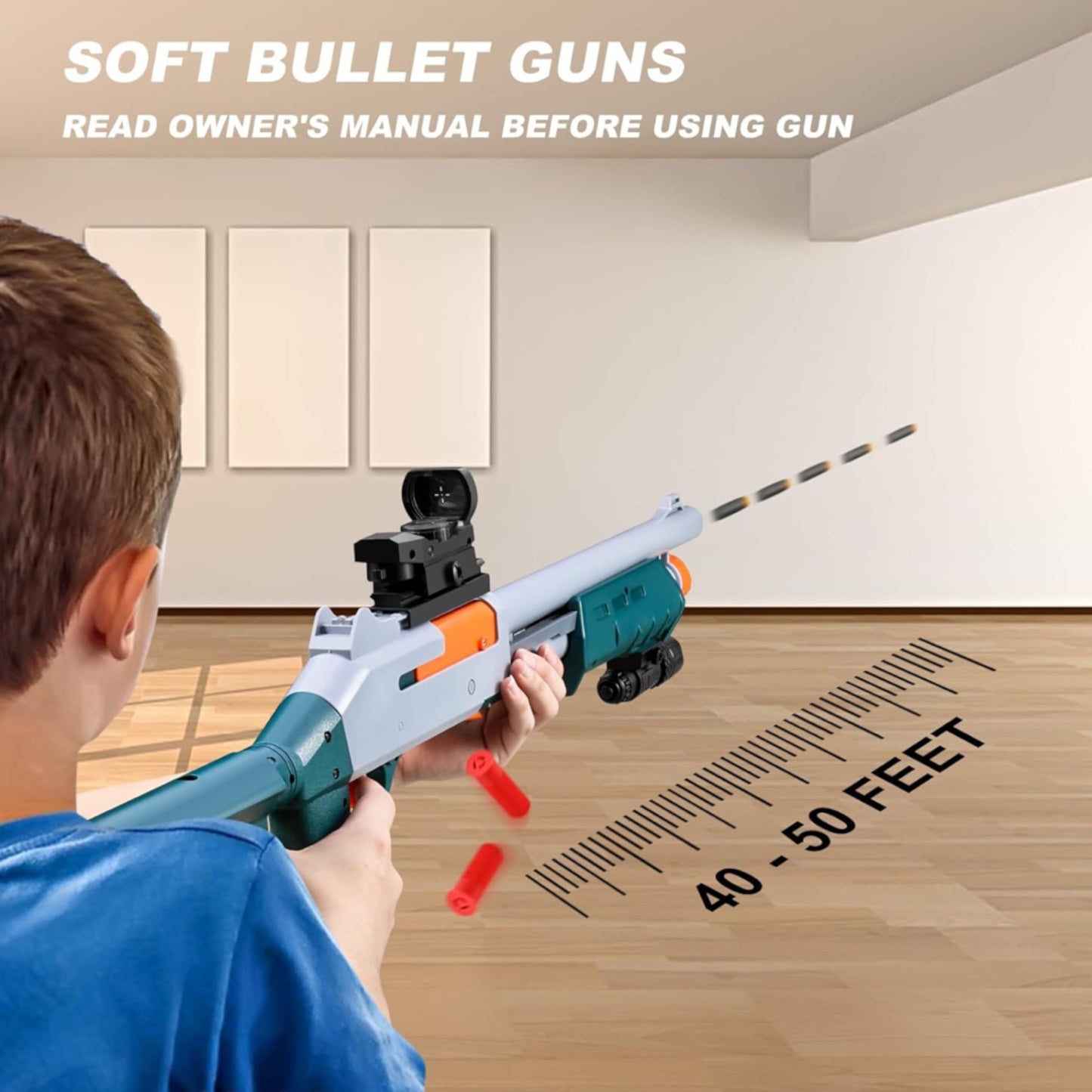 M870 Lite Tactical Shotgun Shell Ejecting Foam Dart Gun