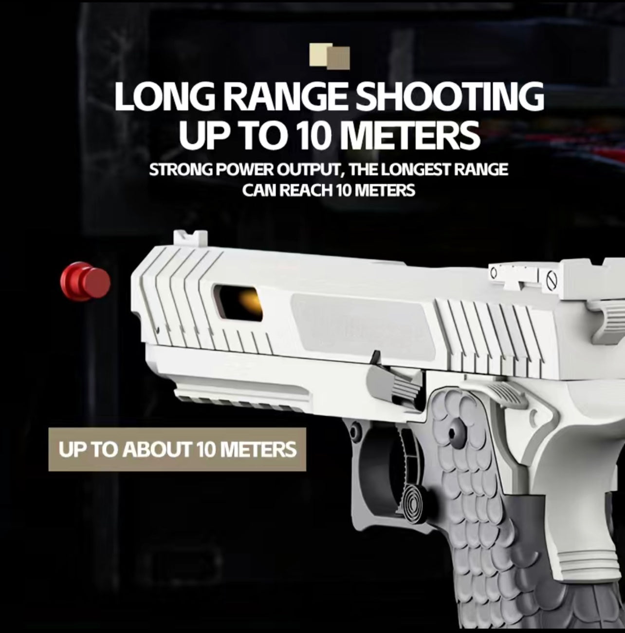 1911 Tactical Blowback Pistol Semiauto Dart Blaster Toy Gun