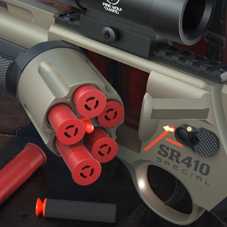 Revolver Shotgun Hybrid Soft Dart Gun Rifle