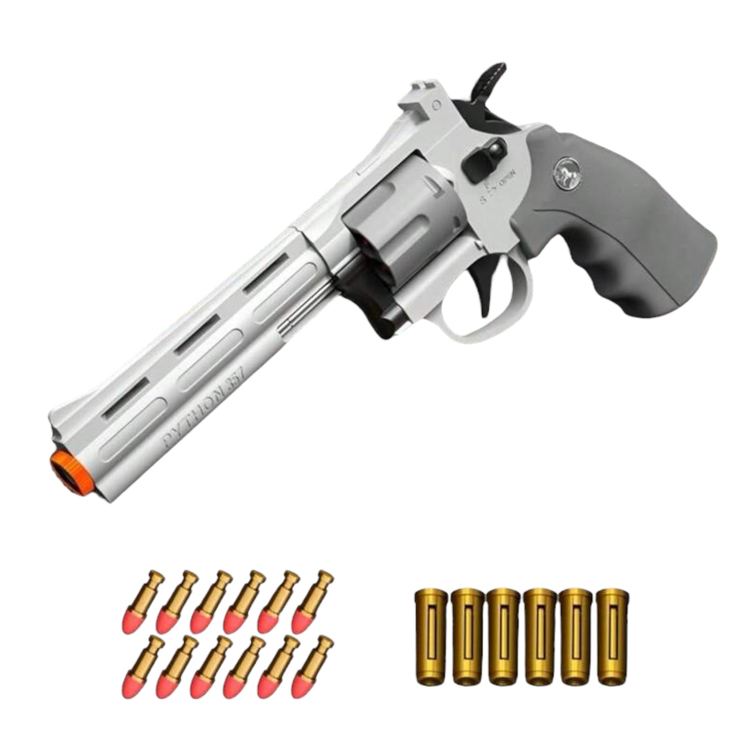 Revolver Semiauto Pistol Soft Dart Blaster Cosplay / Prop Toy Gun