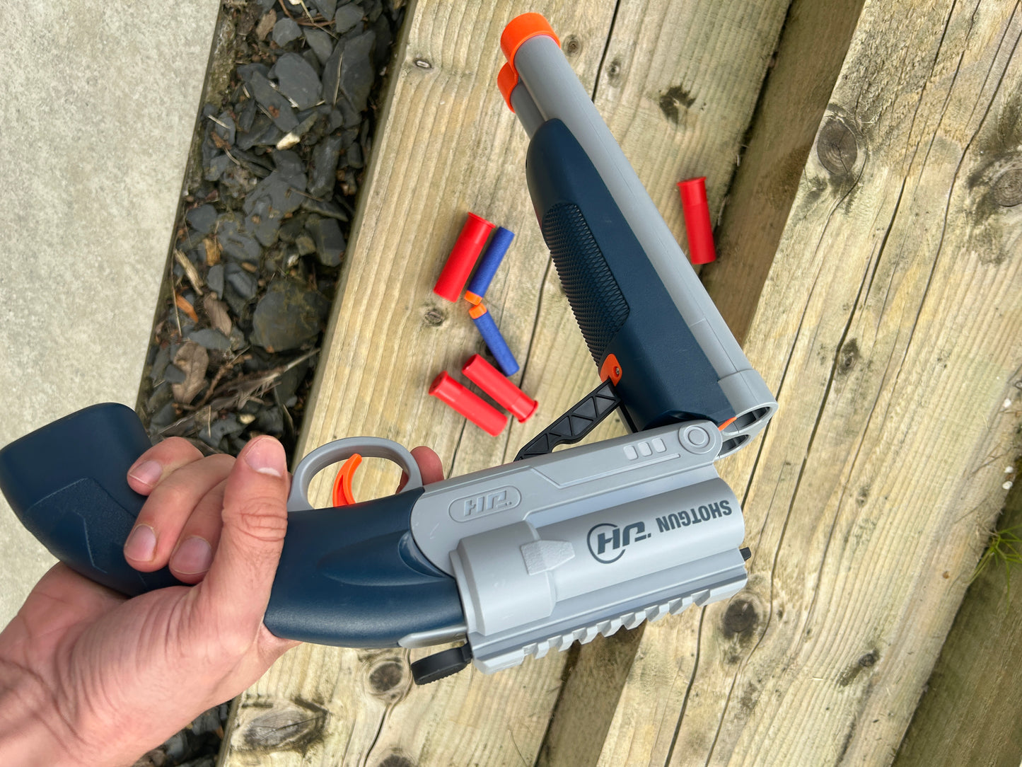 Sawn-Off Double Barrel Shotgun - Shell Ejecting Dart Blaster Cosplay Gun