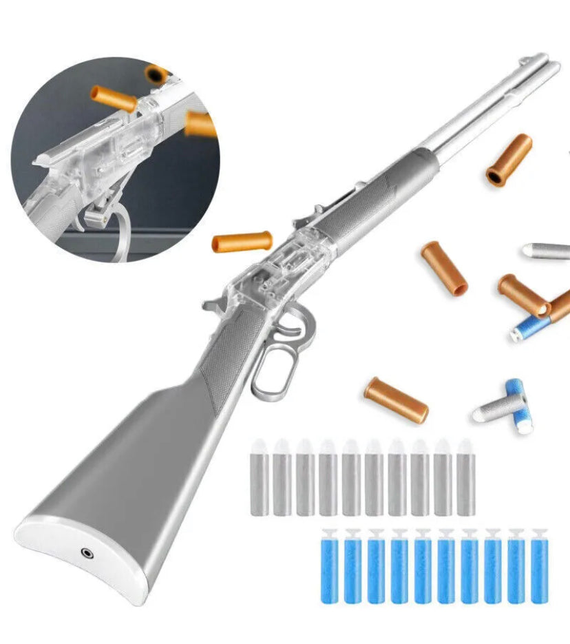 Winchester 1894 Repeater Lever Action Shell Ejecting Dart Blaster - Cosplay / Prop Toy Gun