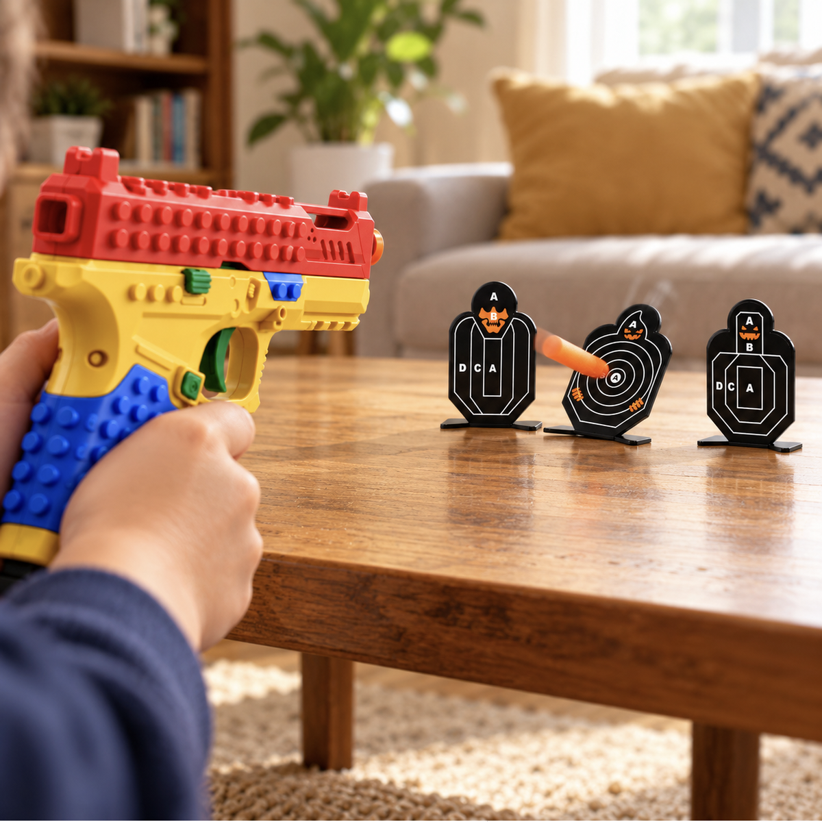 Mini Metal Practice Targets (3 Pack) | Steel Targets for Dart Blasters