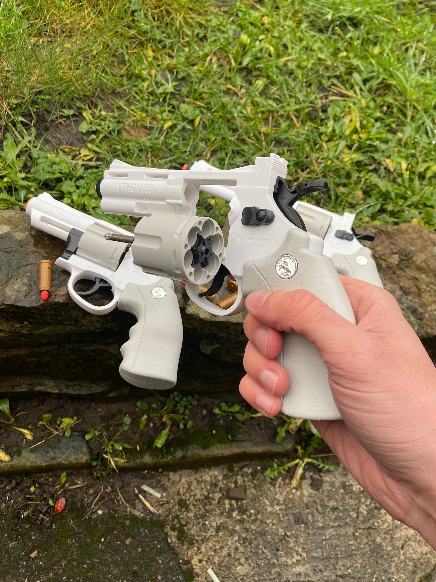 Revolver Semiauto Pistol Soft Dart Blaster Cosplay / Prop Toy Gun