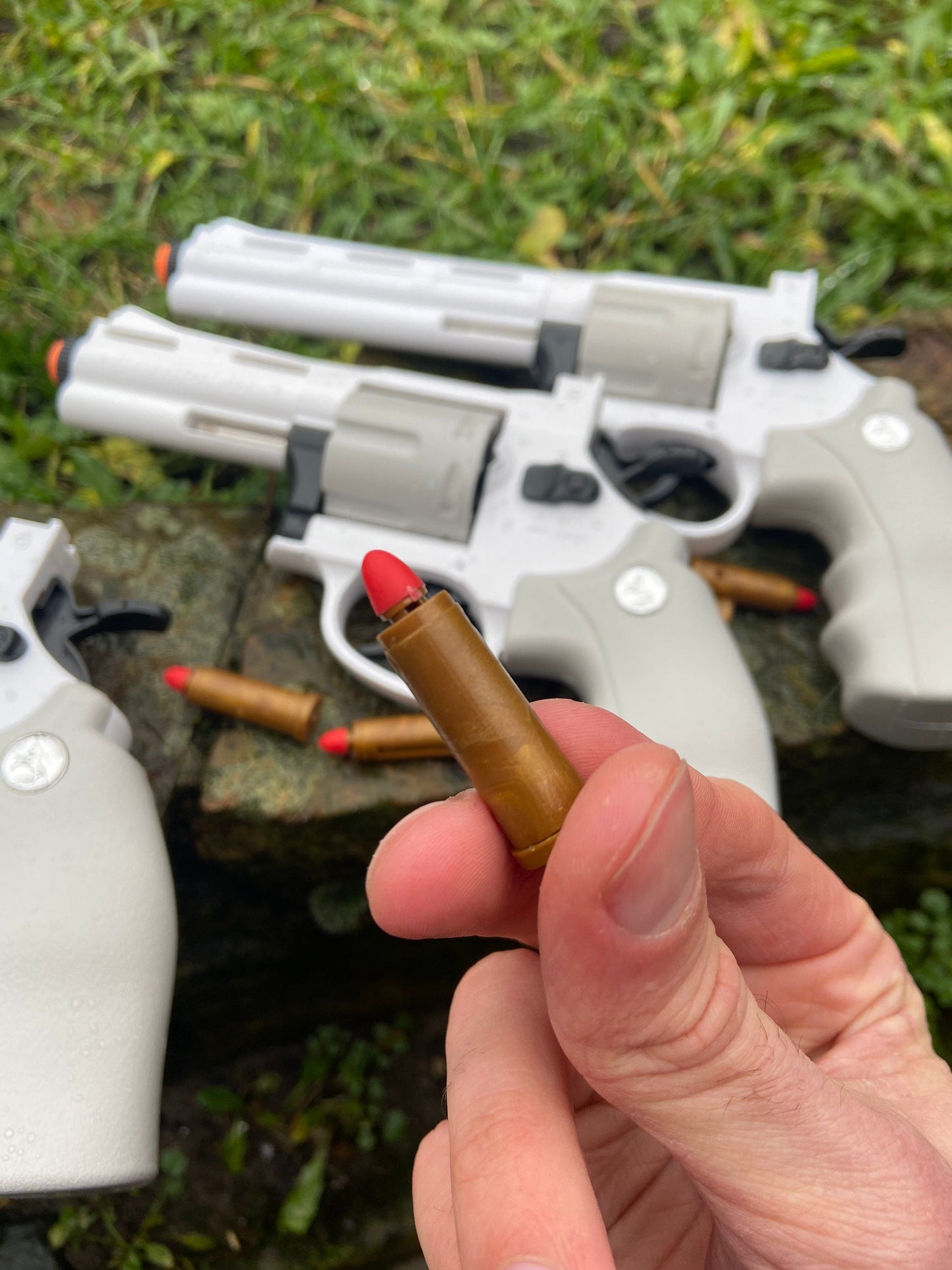 Revolver Semiauto Pistol Soft Dart Blaster Cosplay / Prop Toy Gun