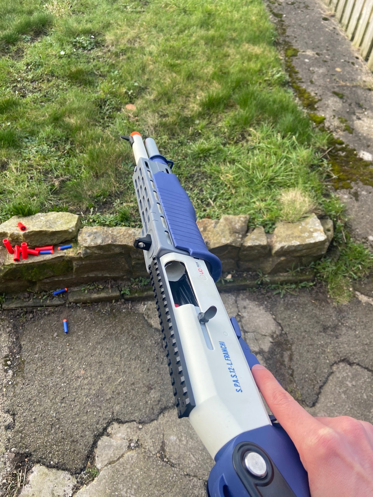 Spas-12 Shotgun Dart Blaster Shell Ejecting - Prop Cosplay Toy Gun