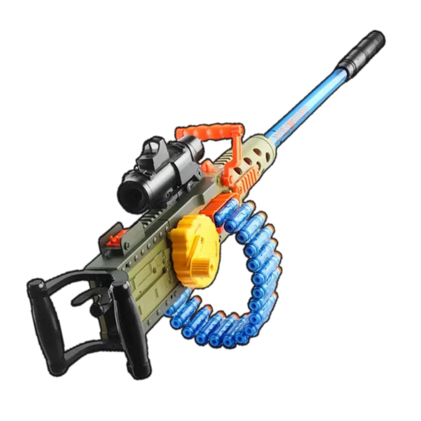 M2 Browning Belt Fed Machine Gun Dart Blaster