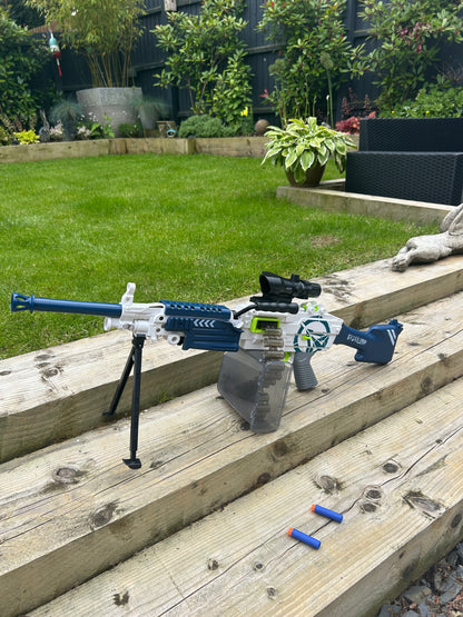 M249 SAW Belt-Fed Machine Gun - Dart Blaster