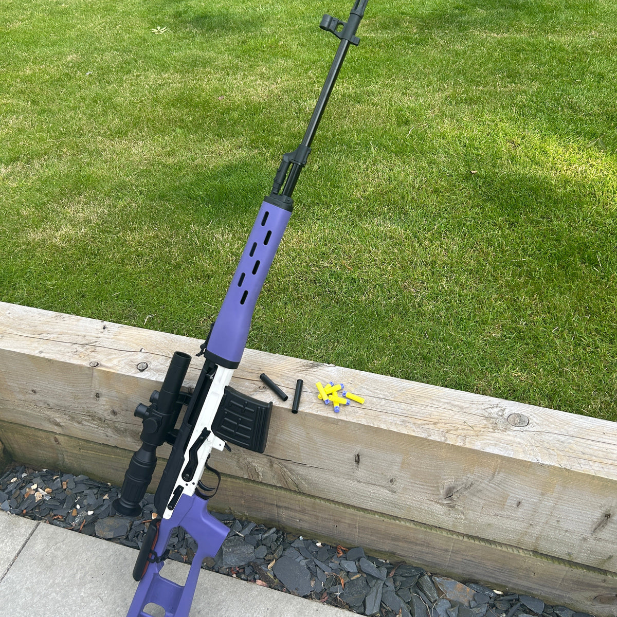 SVD Dragunov Sniper Rifle Shell Ejecting Dart Blaster & Cosplay Gun ...