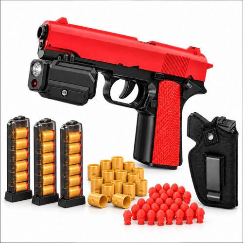 1911 Carry Kit bundle — 1911 pistol, 2 extra magazines, 24 shells + 200 darts, holster, tactical light & laser