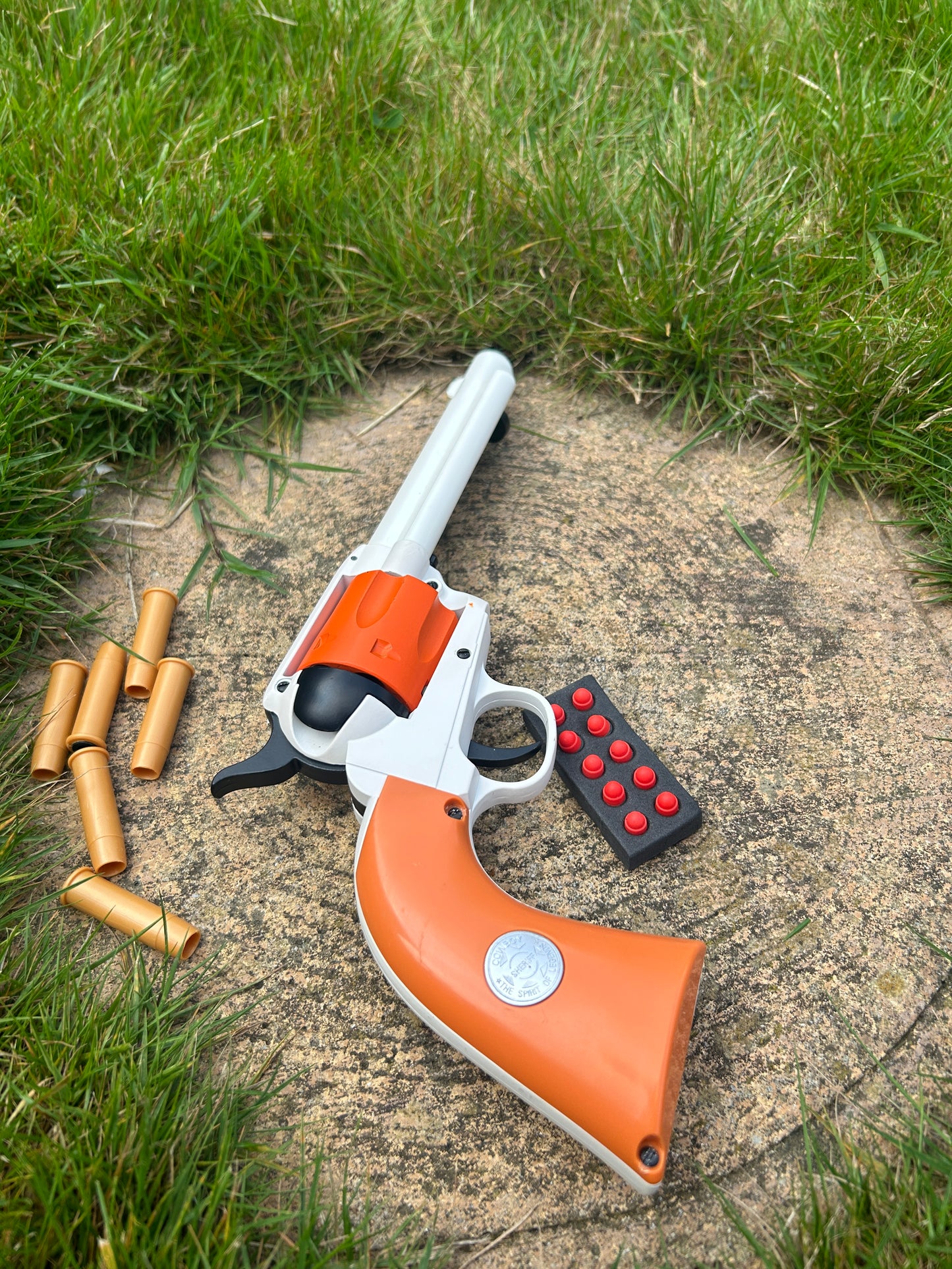 Colt SAA Revolver Shell Ejecting Foam Dart Pistol | Cosplay Prop & Toy Gun