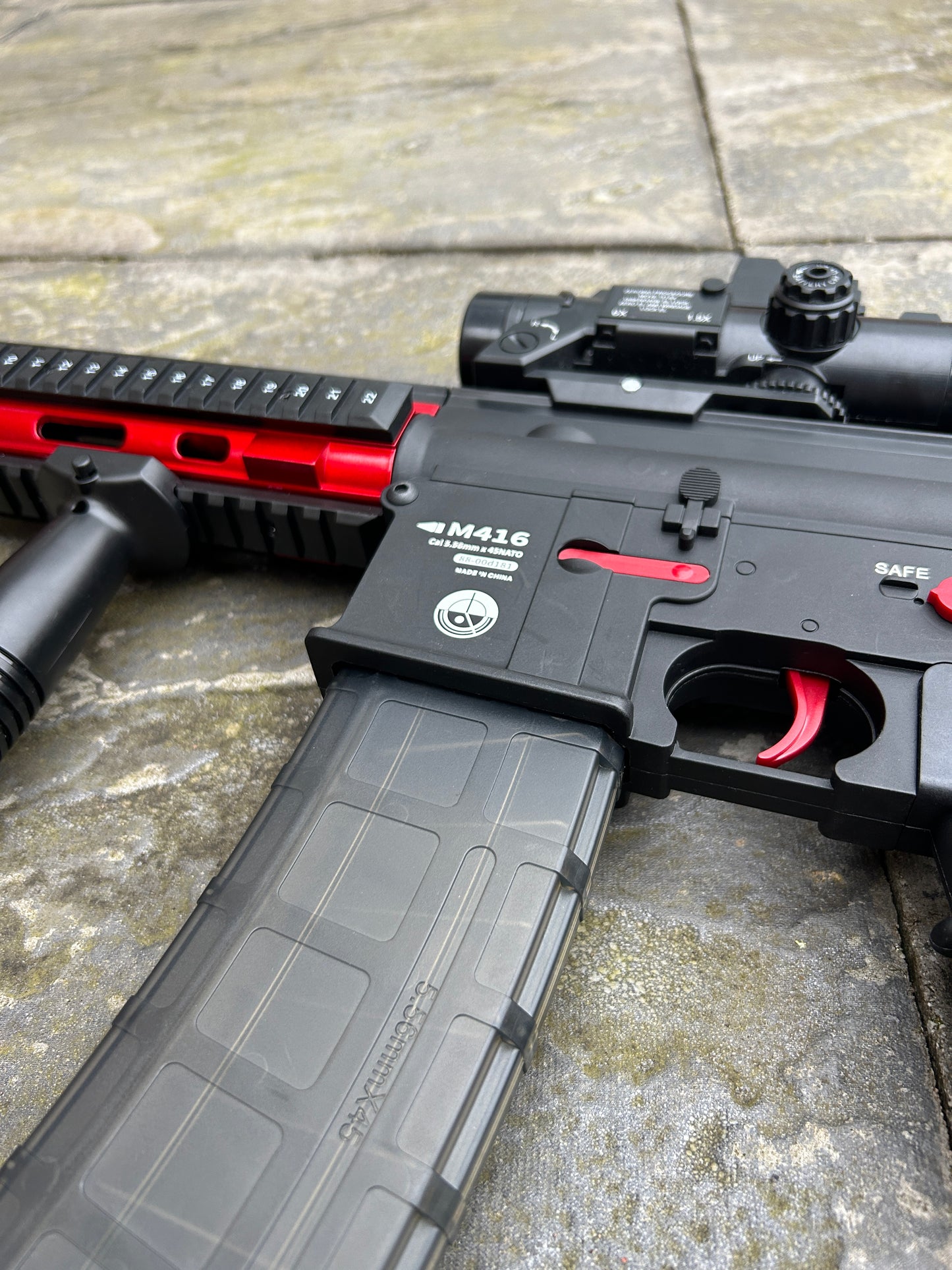 M416 Assault Rifle Shell Ejecting Foam Blaster Toy Gun | Cosplay Prop