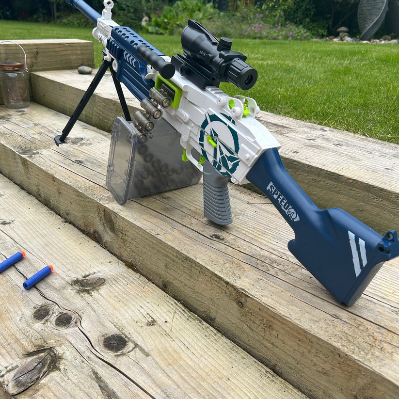 M249 SAW Belt-Fed Machine Gun - Dart Blaster – Dart Armoury