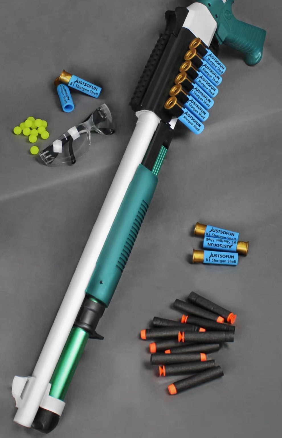 M1014 Combat Shotgun - Shell Ejecting Pump Action Toy Gun with Darts a ...