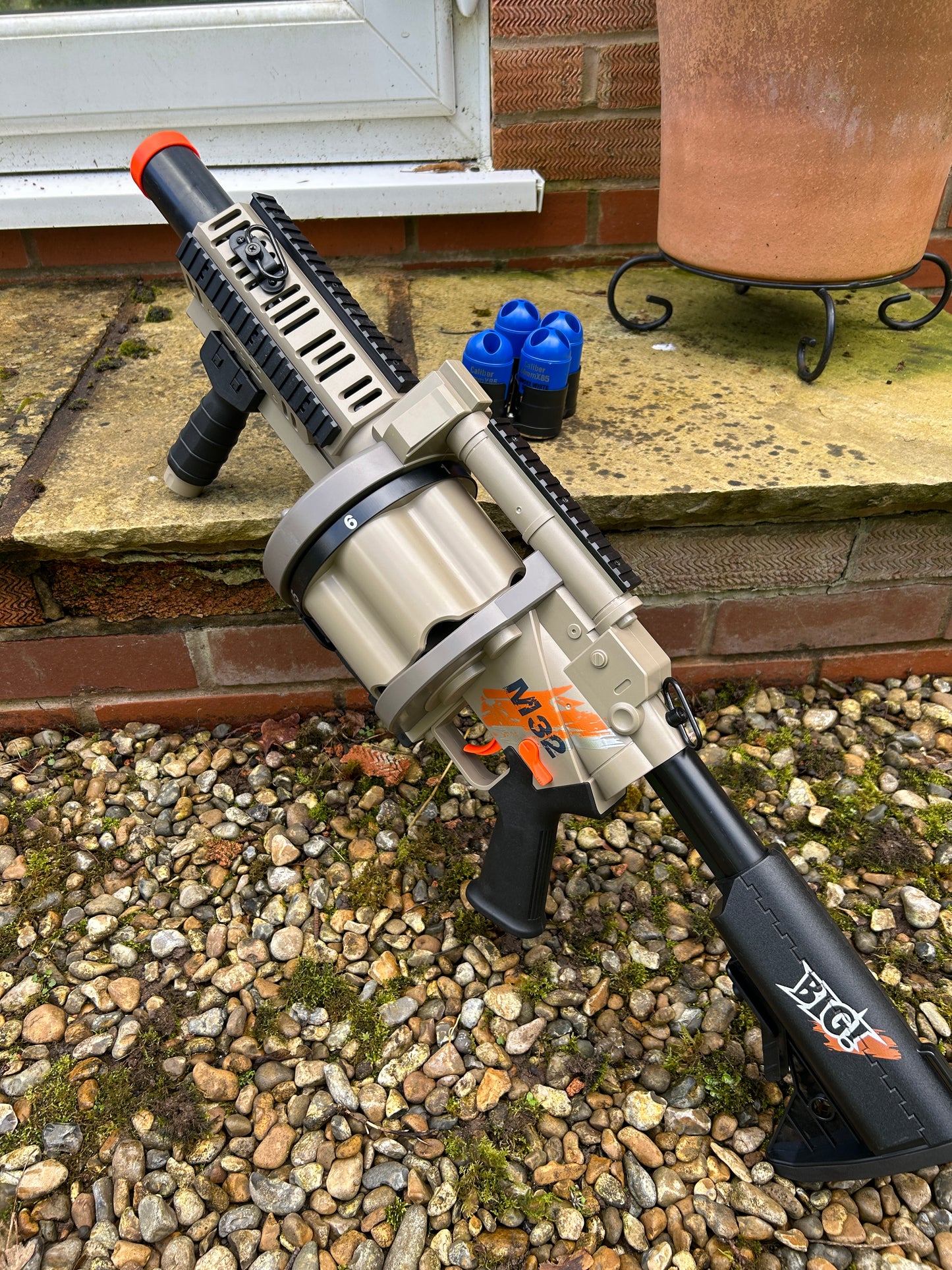 MGL 32 Multi-Shot Grenade Launcher Soft Dart Gun