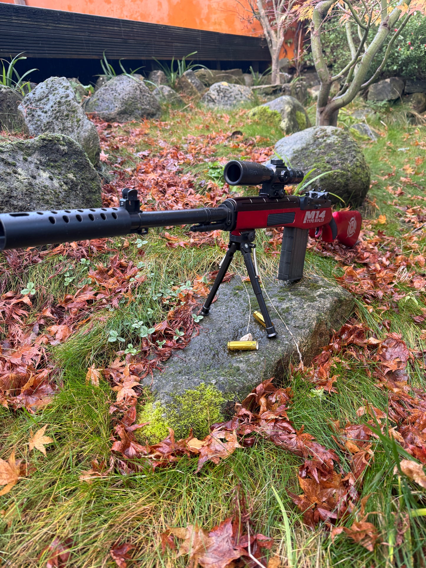 M14 Battle Rifle Shell Ejecting Toy Gun Foam Dart Blaster