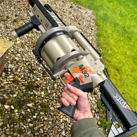 MGL 32 Multi-Shot Grenade Launcher Soft Dart Gun – Dart Armoury