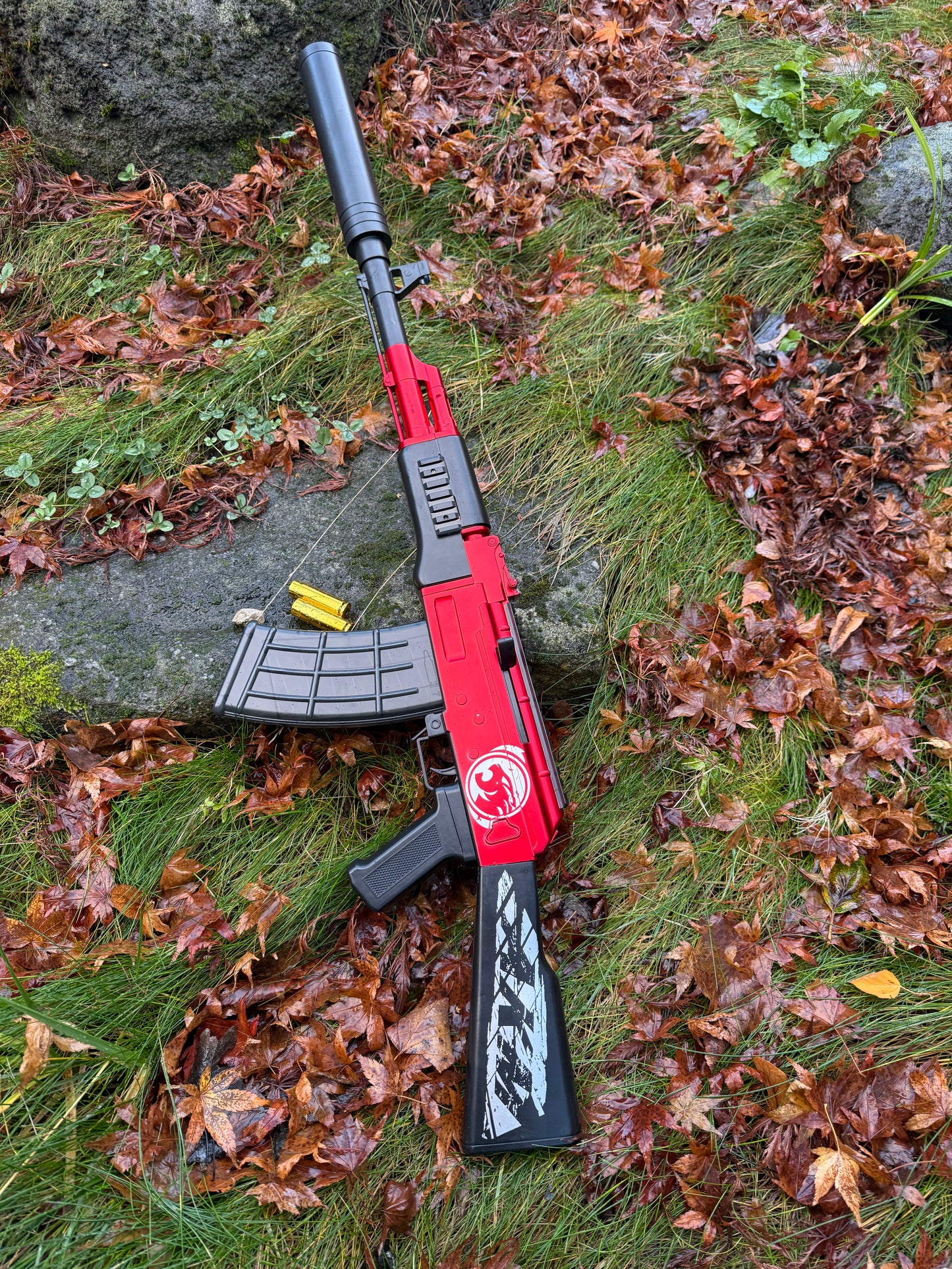 AK-47 Shell Ejecting Toy Gun Foam Dart Blaster