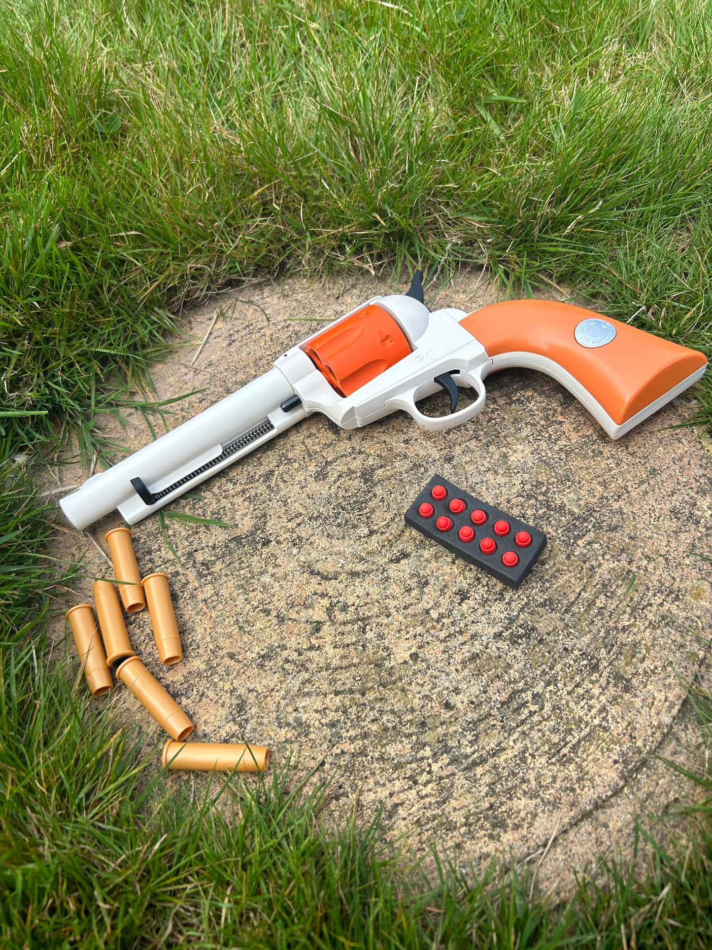 Colt SAA Revolver Shell Ejecting Foam Dart Pistol | Cosplay Prop & Toy Gun