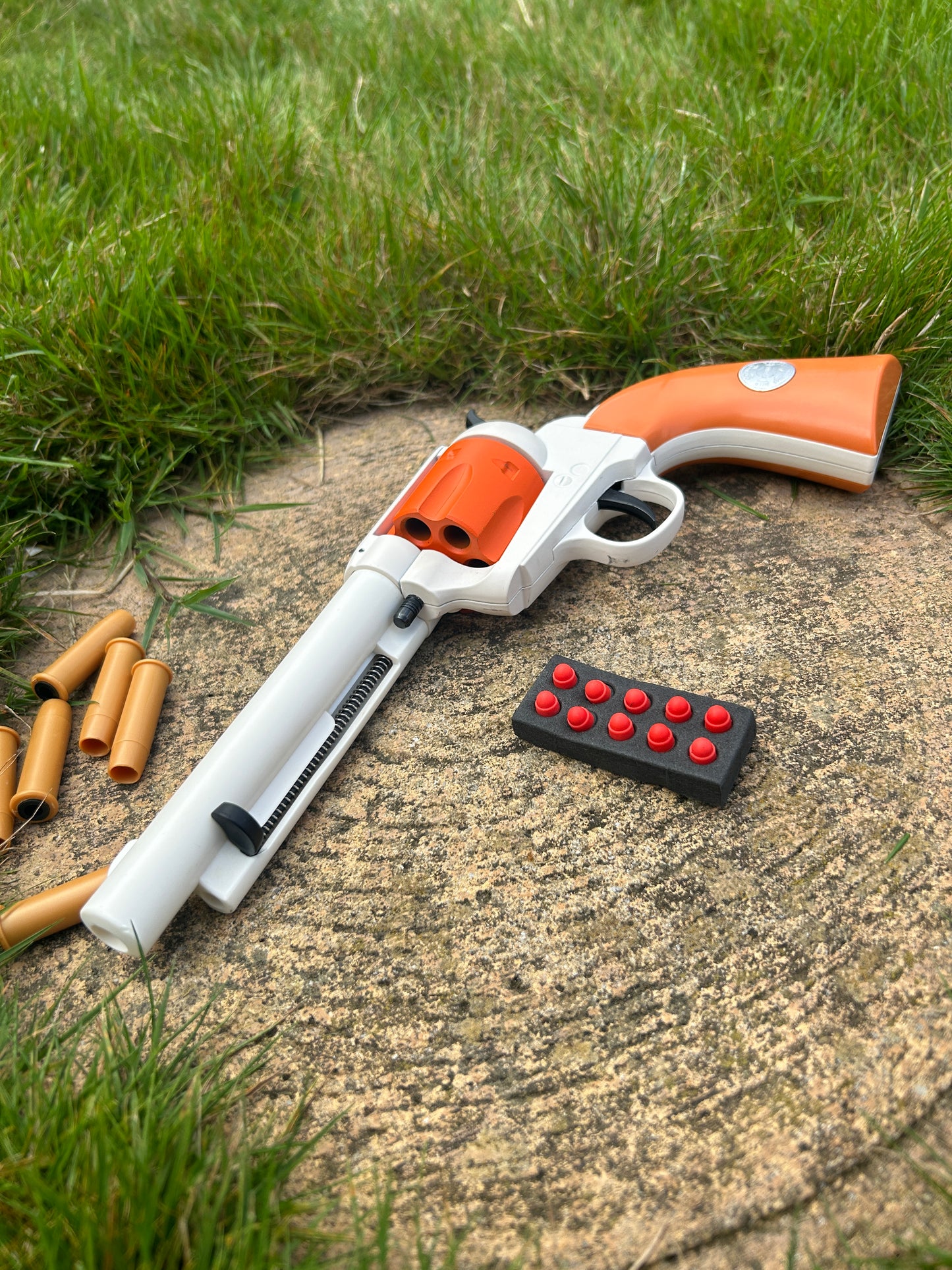 Colt SAA Revolver Shell Ejecting Foam Dart Pistol | Cosplay Prop & Toy Gun