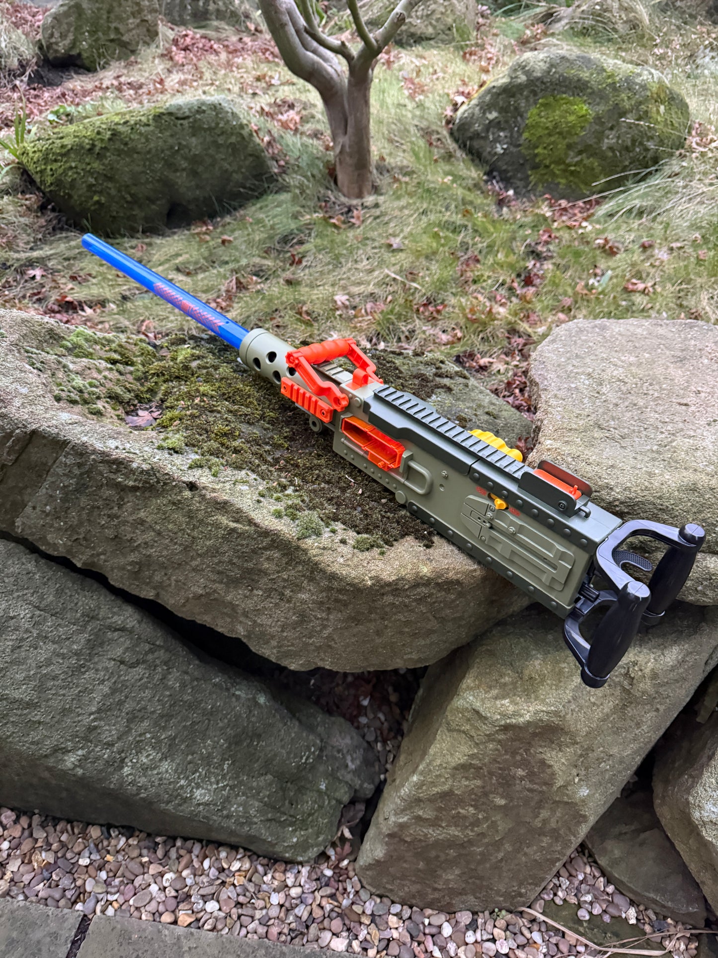 M2 Browning Belt Fed Machine Gun Dart Blaster