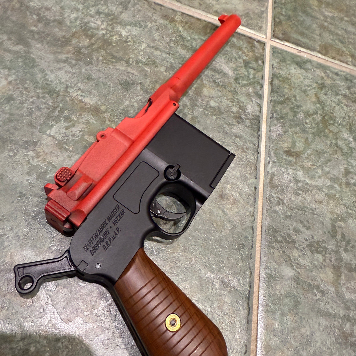Ww2 Shell Eject Rifle Toy Mauser C96 Shell Ejecting Laser Pistol | Toy Gun & Cosplay Prop – Dart ...