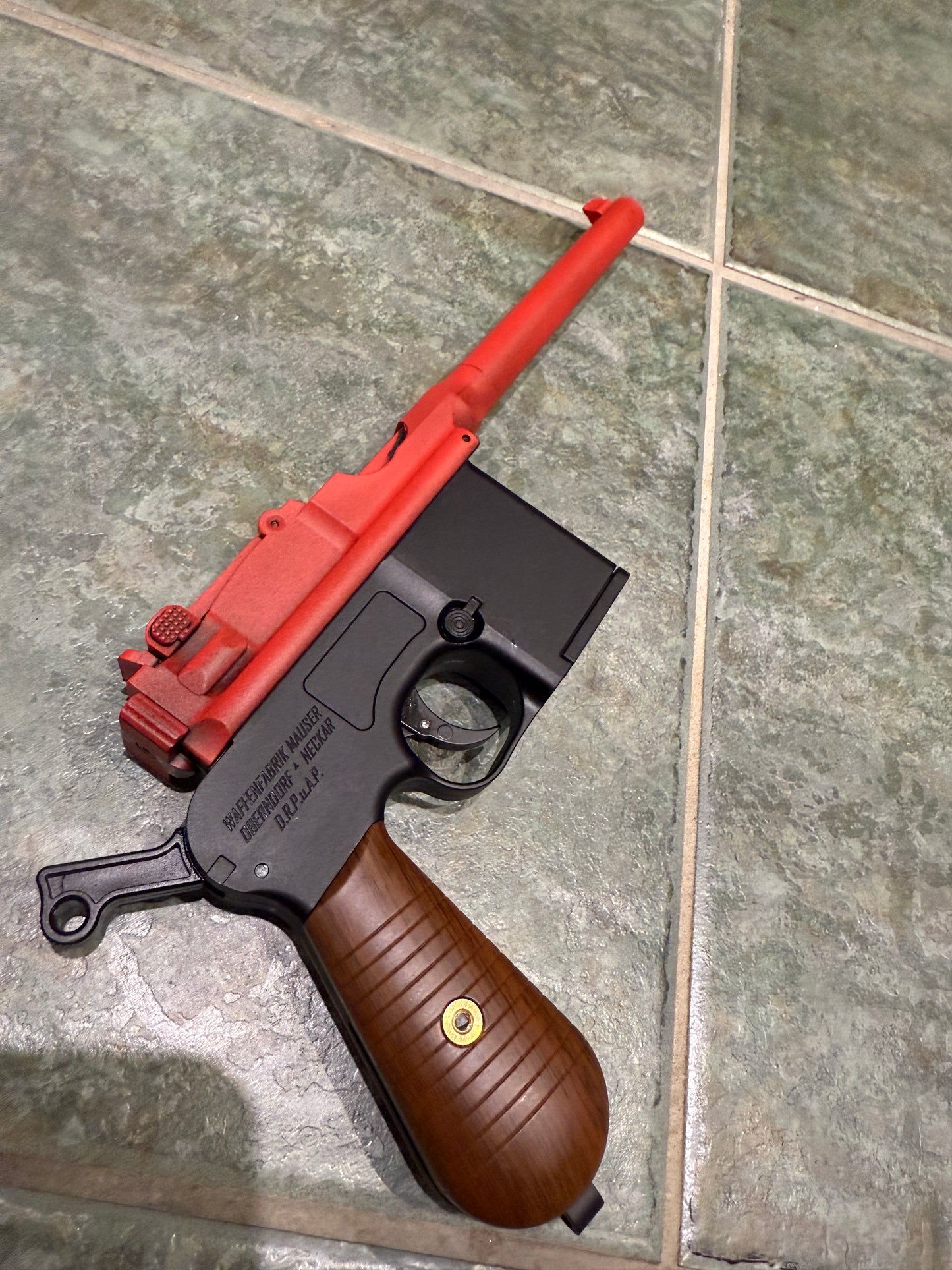 Mauser C96 Shell Ejecting Laser Pistol | Toy Gun & Cosplay Prop