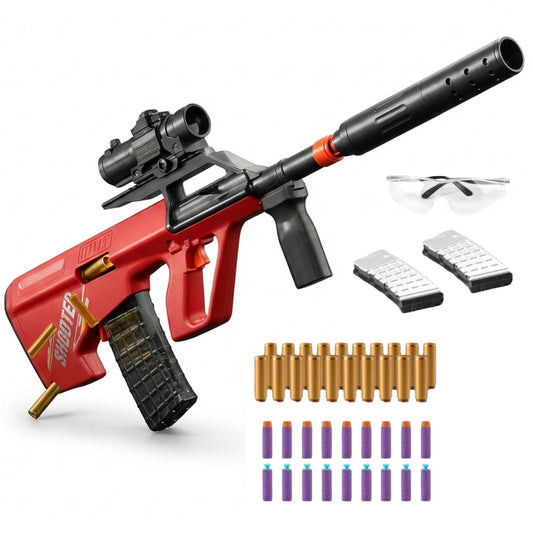 AUG Assault Rifle Automatic Shell Ejecting Dart Blaster