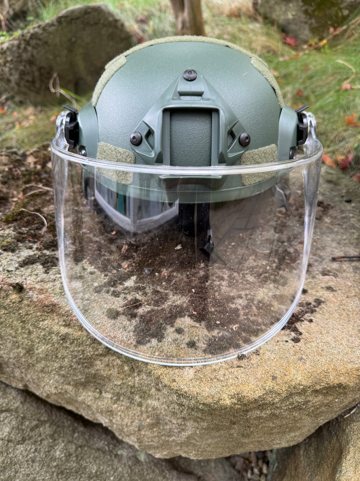 Tactical Combat Helmet with Optional Clear Visor | Cosplay & Airsoft Replica