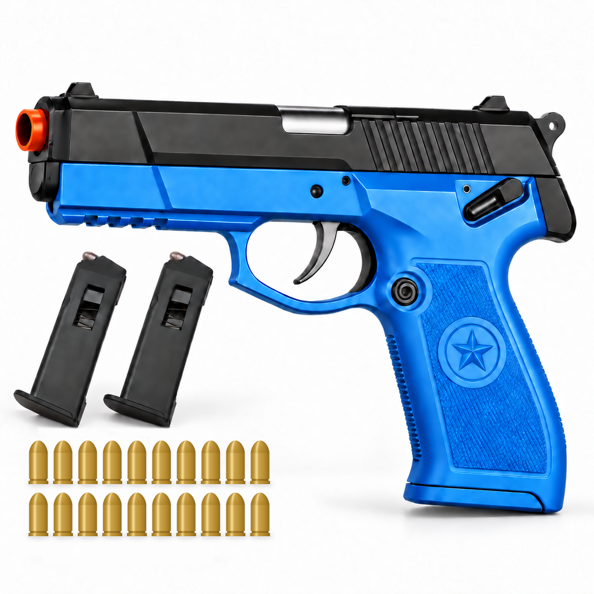 LaserPro Shell Ejecting Trainer Pistol | Training Toy Gun & Cosplay Prop