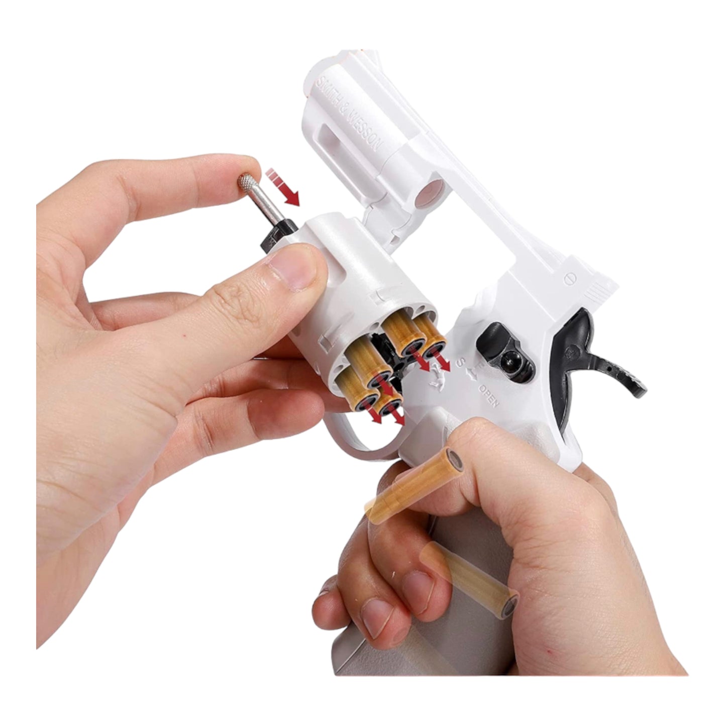 Gel Blaster Revolver Pistol Shell Ejecting Dart Blaster