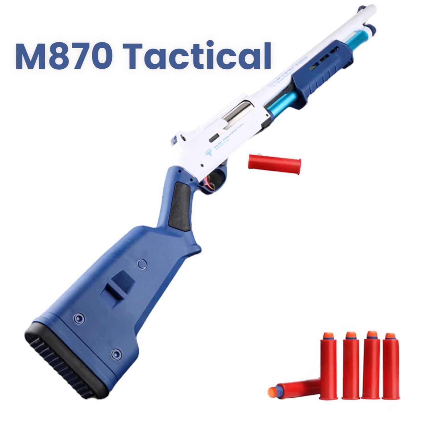 M870 Tactical Shotgun Shell Ejecting Dart Blaster Prop Cosplay Toy Gun ...