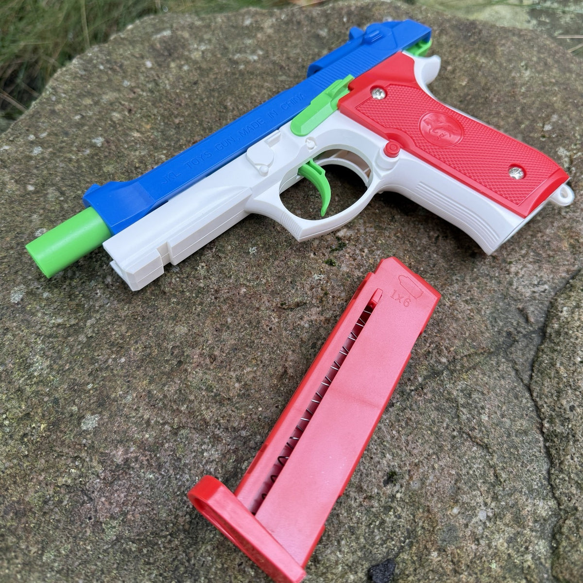 M9 Patriot Edition toy pistol with magazine
