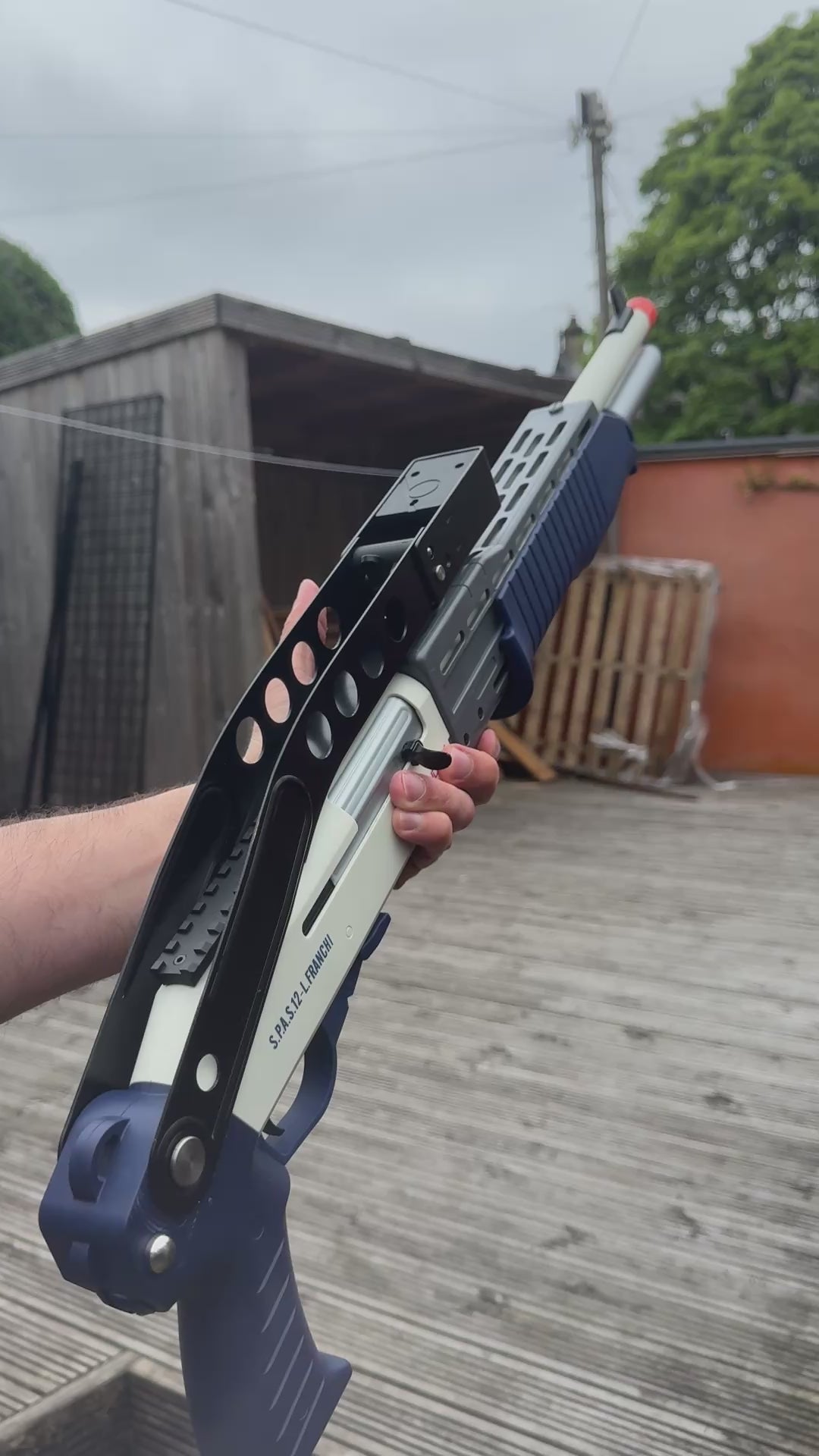 Spas-12 Shotgun Dart Blaster Shell Ejecting - Prop Cosplay Toy Gun