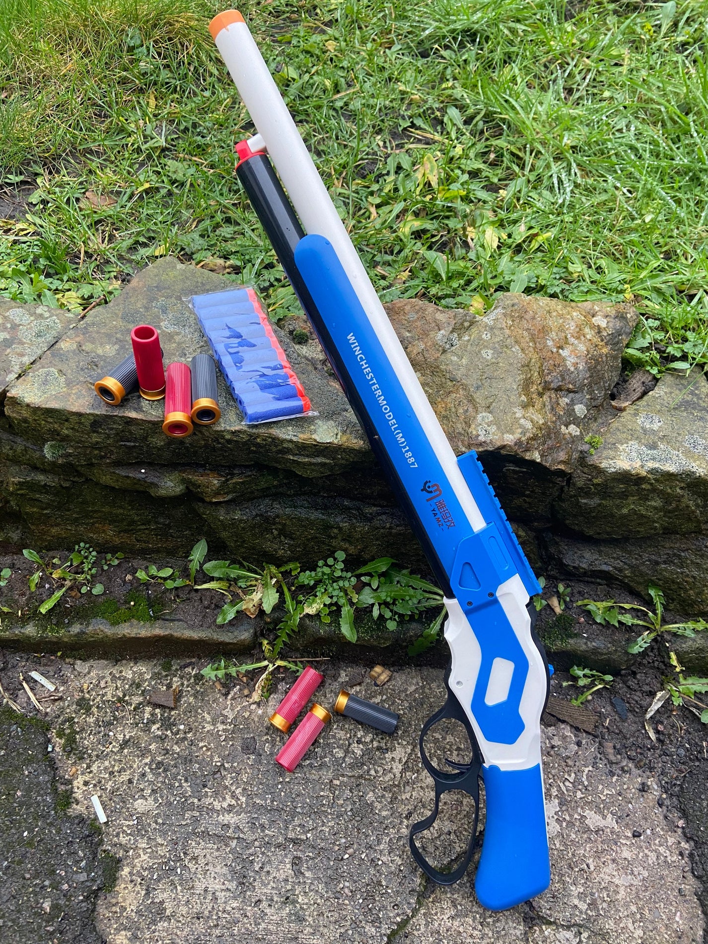 Gun Toy Model Step Model 1887 Shell Ejecting Dart Blaster - Cosplay Shotgun Gun Toy – Dart ...