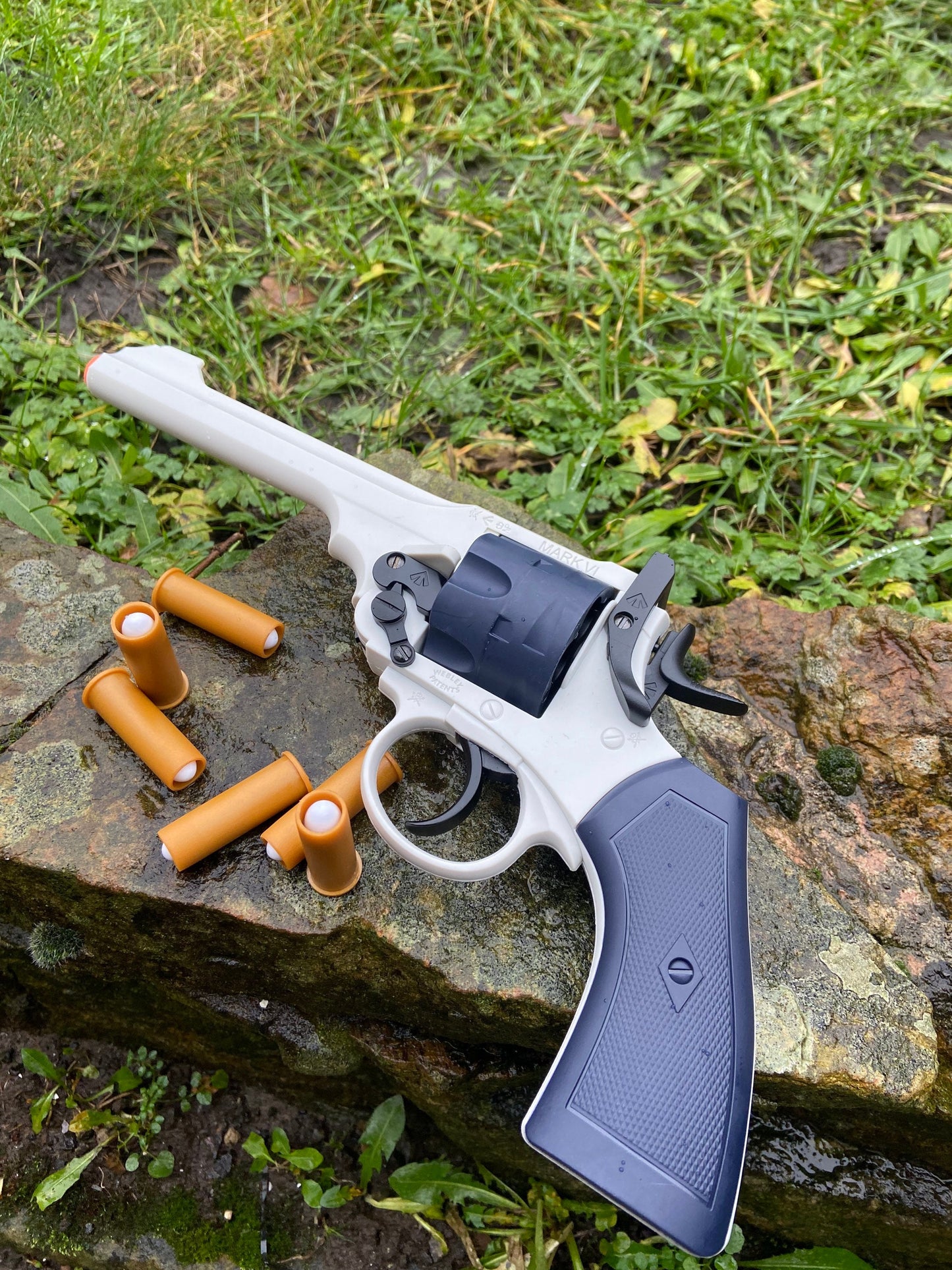 Webley Revolver Pistol - Soft Dart Cosplay/Prop Toy Gun