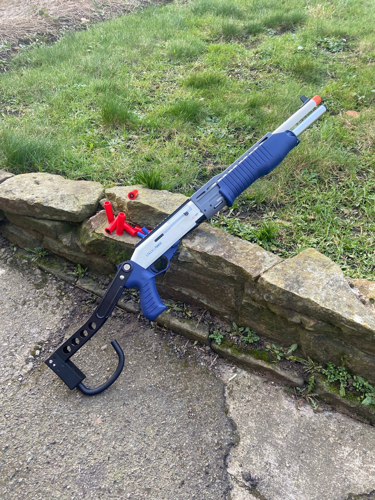 Spas-12 Shotgun Dart Blaster Shell Ejecting - Prop Cosplay Toy Gun
